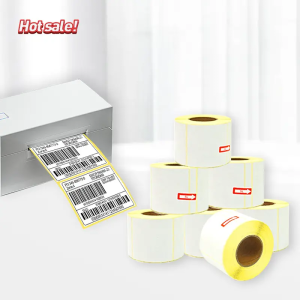 Hot sell 4″x6″ A6 Thermal Sticker Adhesive Blank Shipping Label