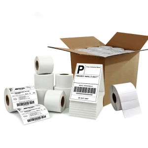 High quality a6 4″x6″ white blank thermal shipping labels